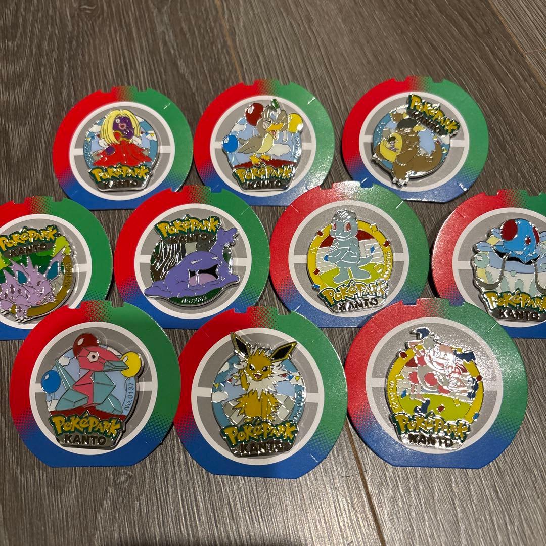ポケパークカントー限定 ピンバッジ ピンズ 10個セット まとめ売り