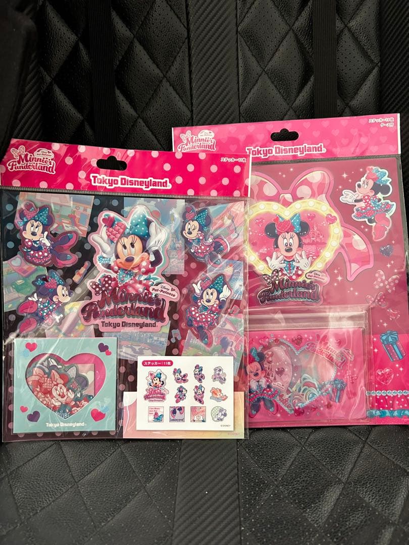ディズニー ミニー パルパルーザ ぬいぐるみ ステッカー コレクションカード
