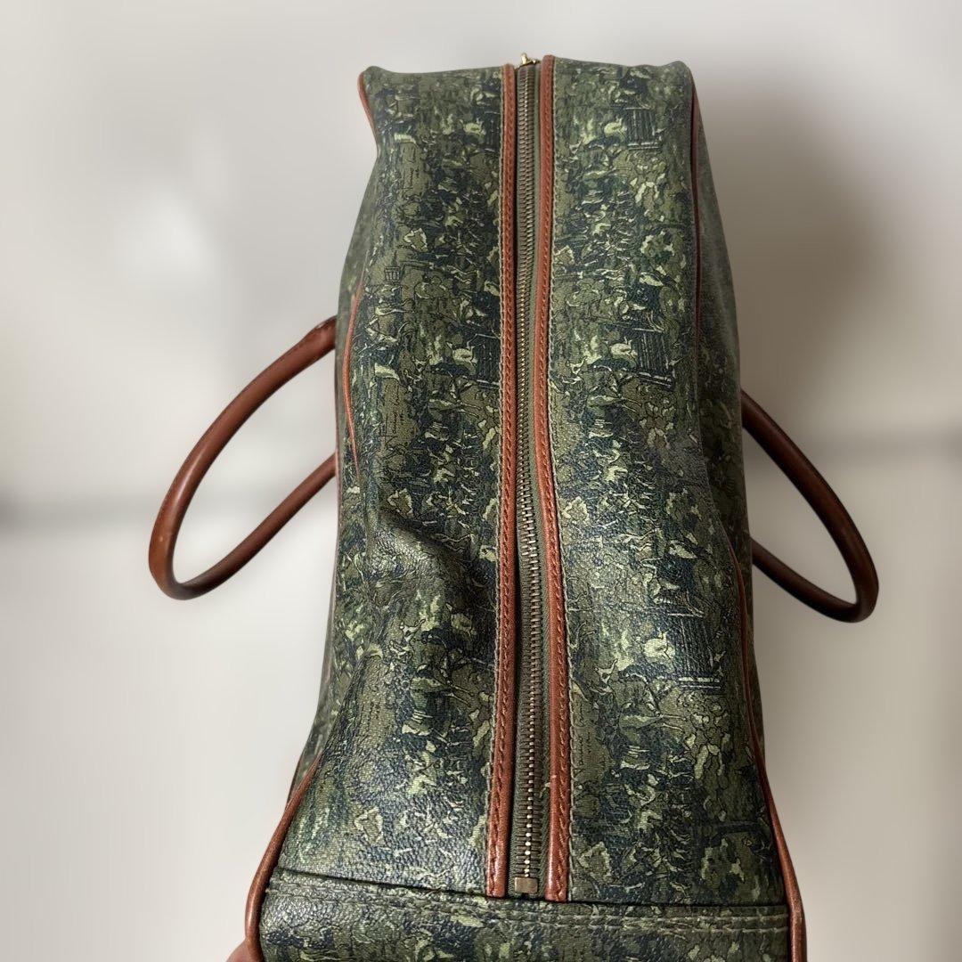 ＊柄希少・廃盤TANINO CRISCIボストンバッグ グリーン新品・未使用＊