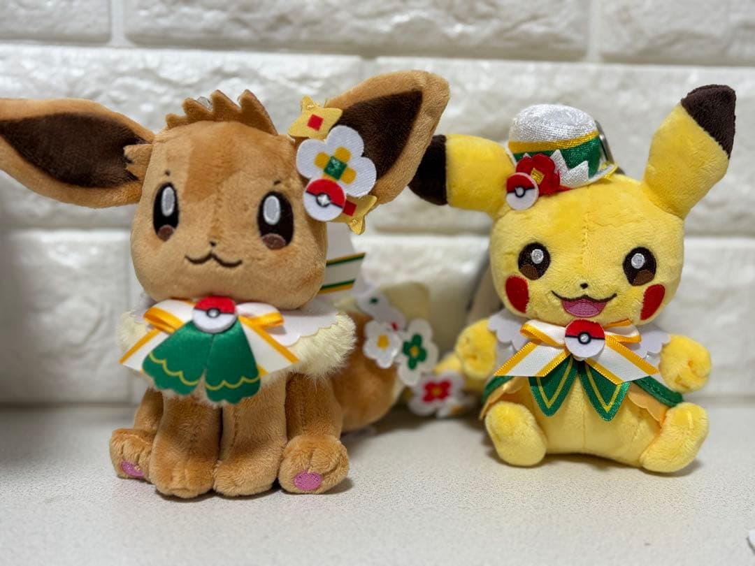 【顔厳選】ピカチュウ イーブイ ぬいぐるみ キーホルダー ポケパーク