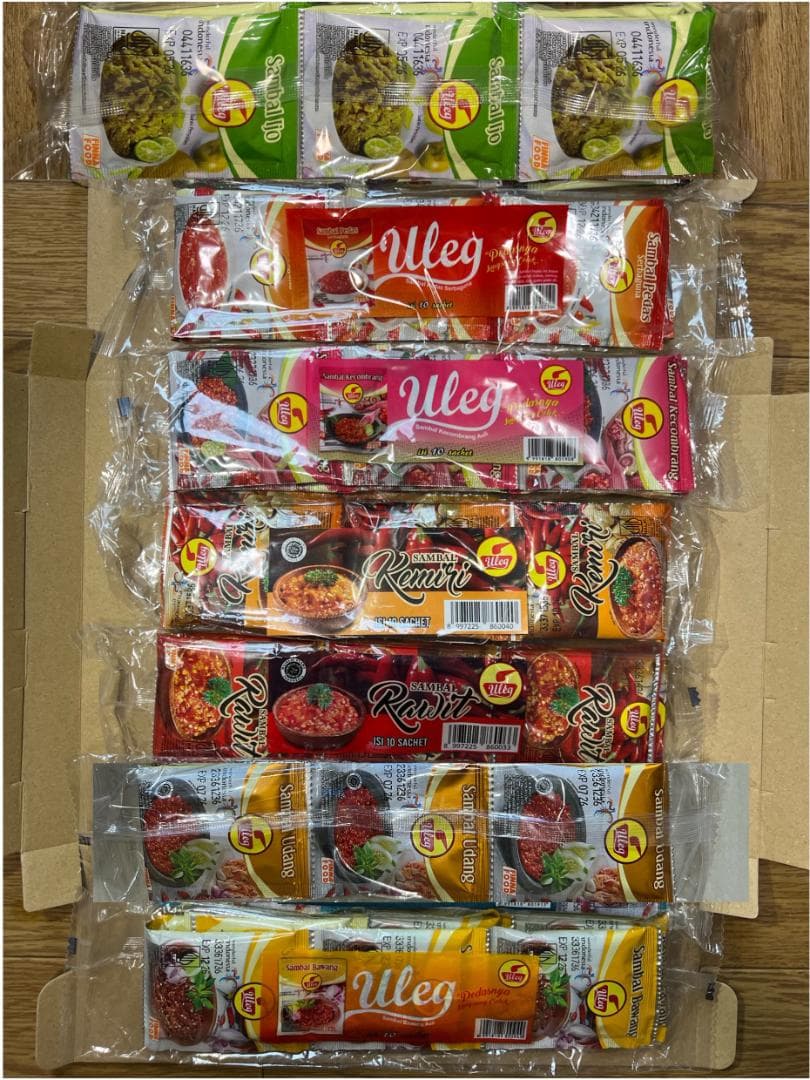 インドネシア チリ ULEG サンバル IJO - BAWANG 70袋