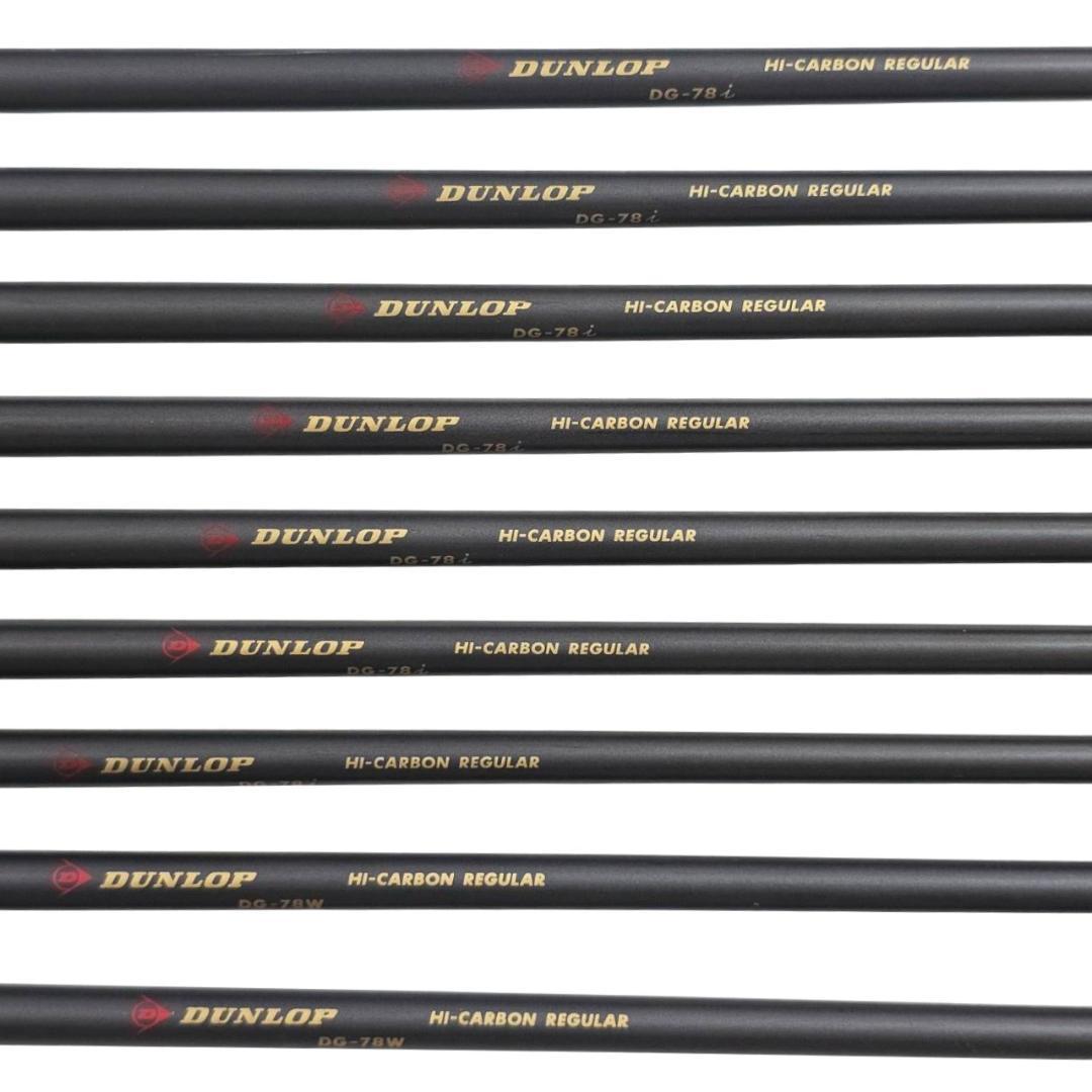 DUNLOP ダンロップ DG-78 アイアン8本＋ウッド2本 カーボン R 右