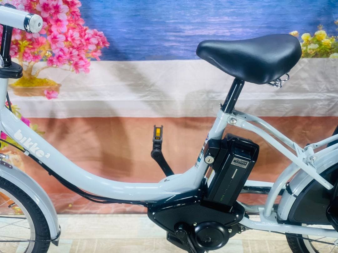 超特価！BIKKE ビッケ⭐️人気ブリヂストン子供乗せ電動アシスト自転Y3084