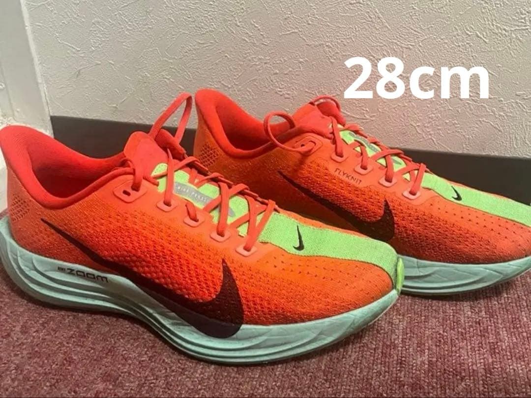 Nike ランニングシューズ オレンジ/グリーン