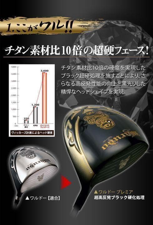 唯一無二！三菱W飛匠 ドクロ輝く超高反発の飛び! ダイナゴルフ 悪童 プレミア