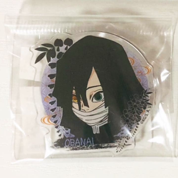 新品★鬼滅の刃【伊黒小芭内】アクリルバッジ★デザイン★缶バッジ