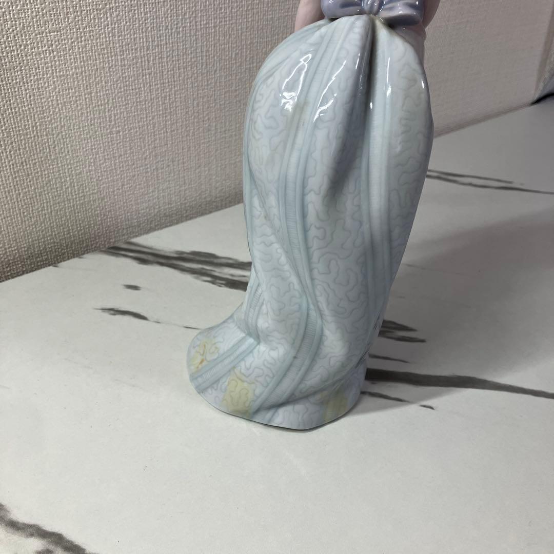 【1/20本日限定】LLADRO リヤドロ 07622 花籠を持つ女性像 箱付
