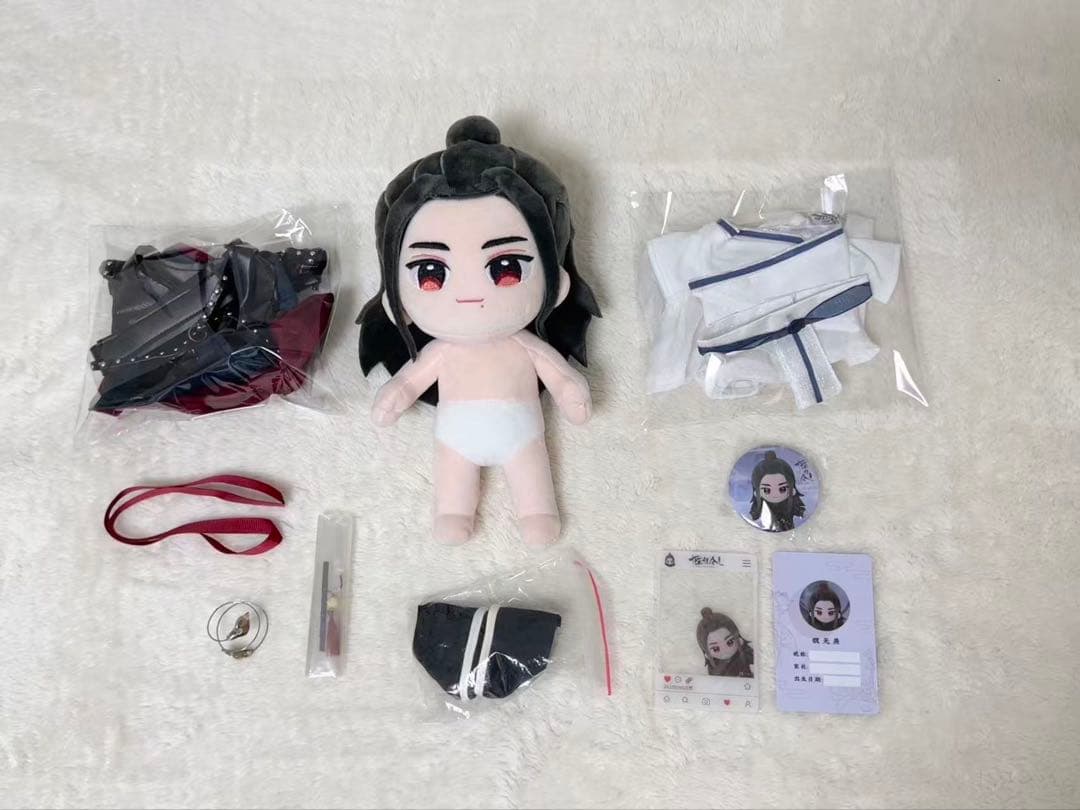 陳情令 公式 ぬいぐるみ 藍忘機 魏無羨 minidoll典藏特典版