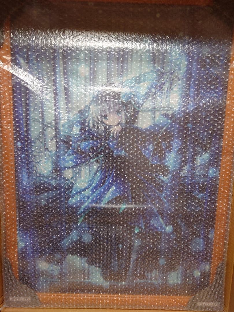 絵師100人展01 てぃんくる 蒼雪の灯 複製原画