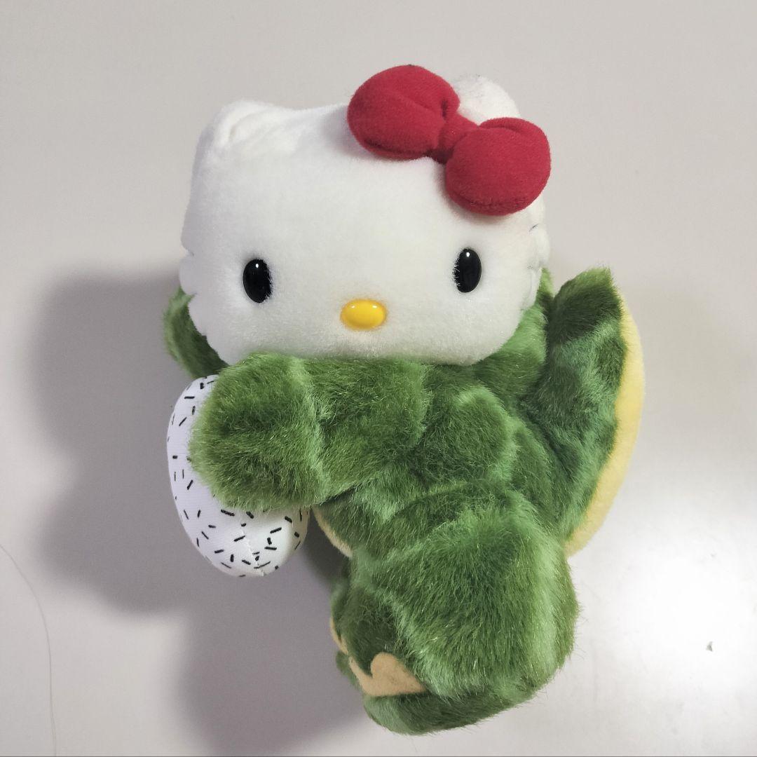 美品 ご当地キティ ぬいぐるみ 福井限定 恐竜バージョン タグ付き