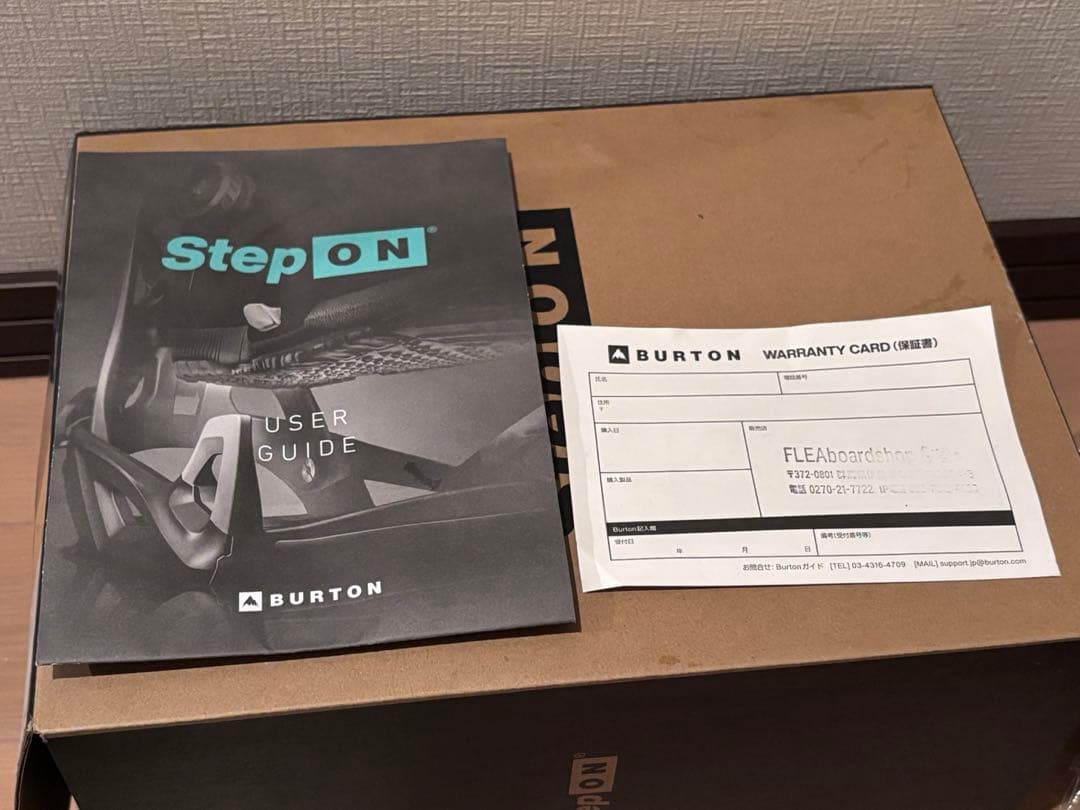 STEP ON GENESIS ビンディング S & Flux cantpad