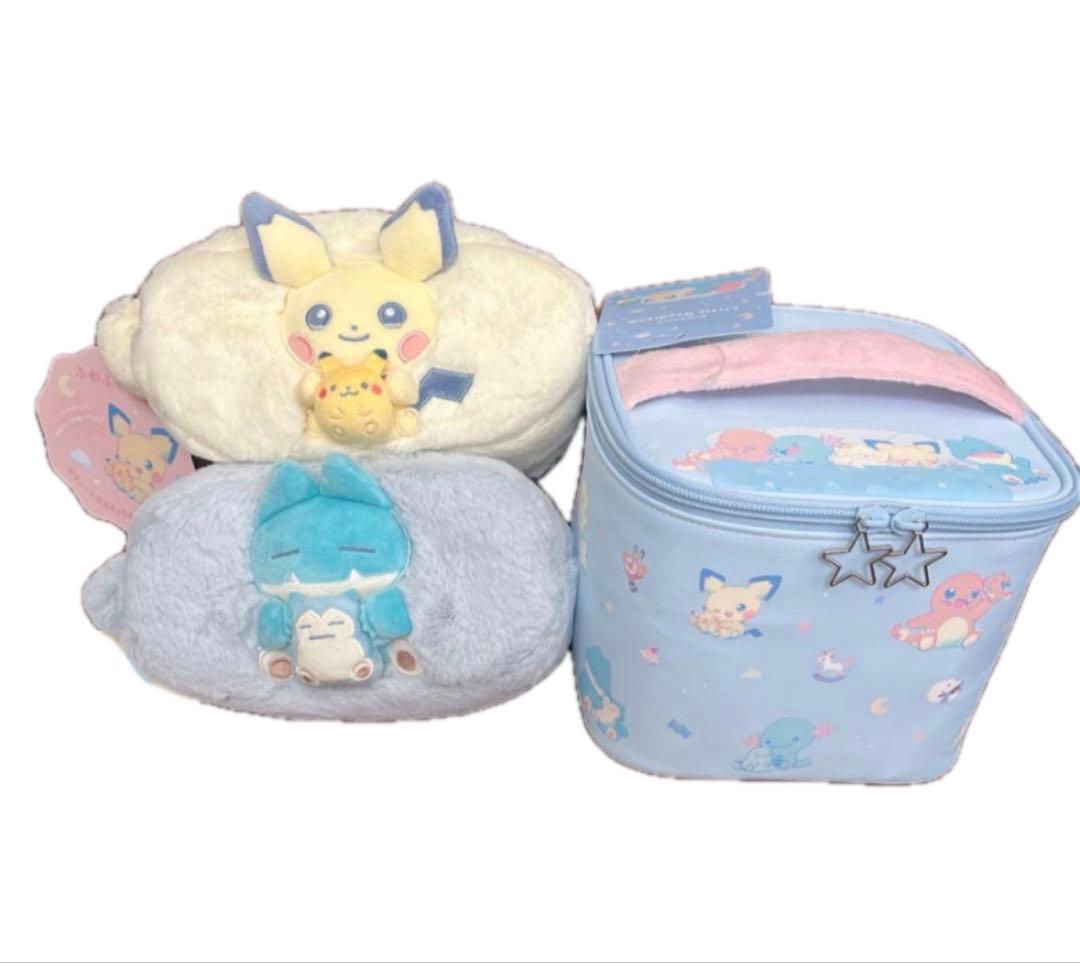 ポケモン Little Daydream ミラー付きバニティ ポーチ ３点