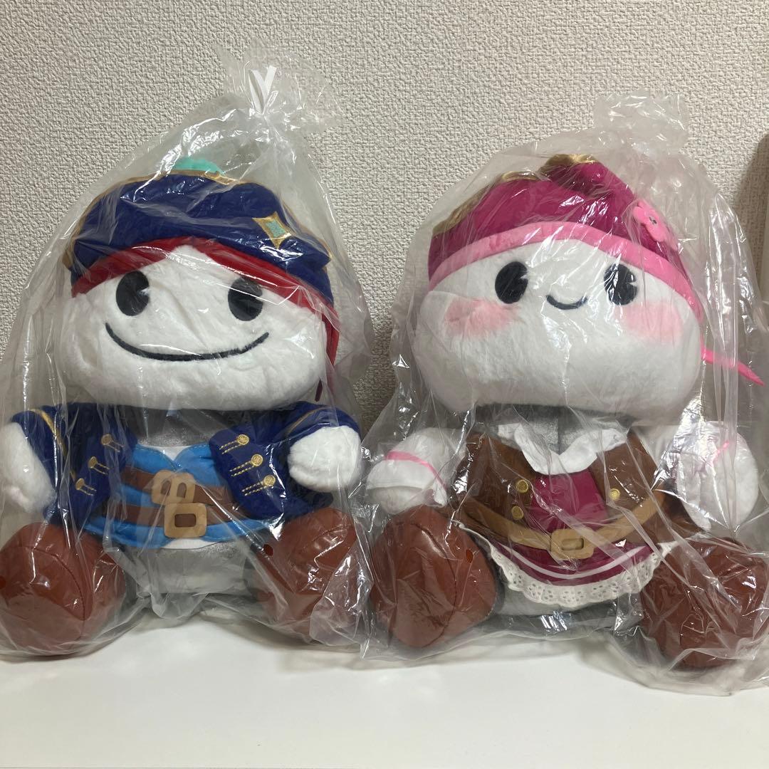 海賊BIちゃん 海賊GOちゃん セット ビゴライブ BIGOLIVE ぬいぐるみ