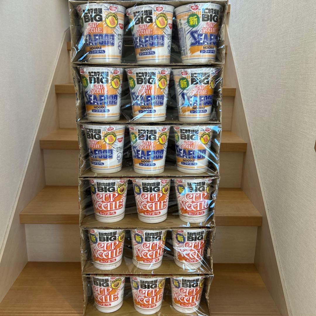 ①日清 カップヌードル BIG まとめ売り 36個 カップラーメン カップ麺