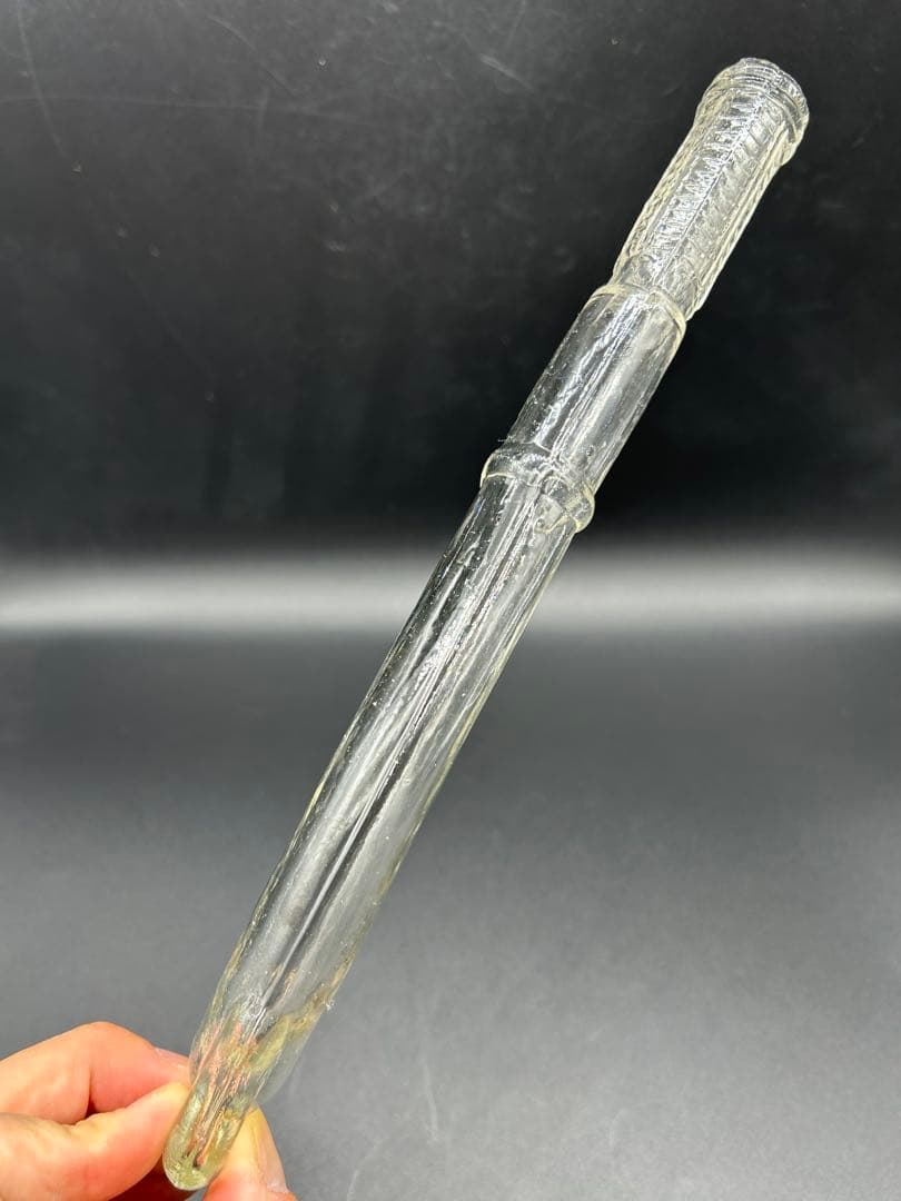大型　刀型　金平糖瓶　レトロ瓶　ガラス