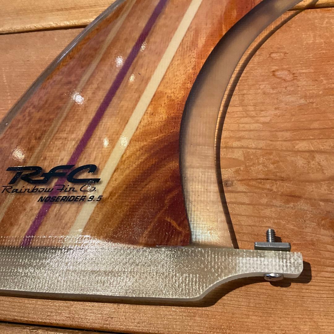 レインボーフィン Noserider9.5 WOODロングボード用