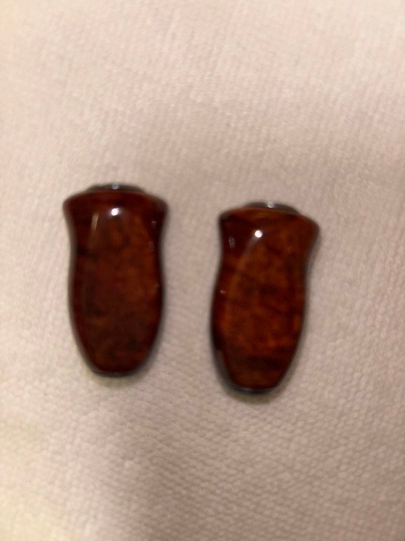 A37 極上本花梨材使用 ハンドルノブ 2個セット　ハンドルノブ ウッド
