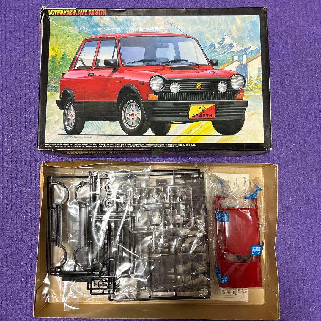 フジミ模型 アウトビアンキ A112 アバルト 1/24 スケール プラモデル