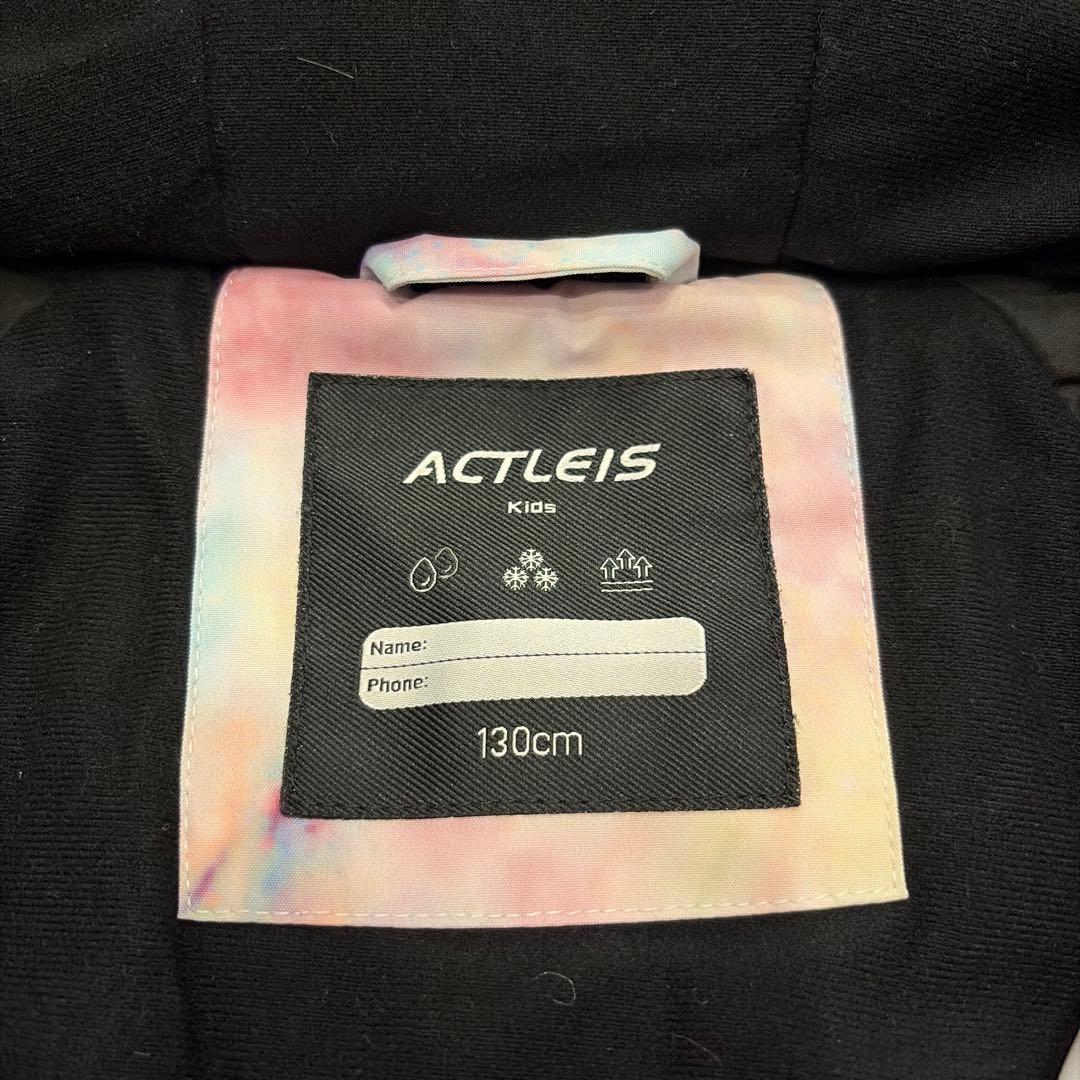 ACTLEIS 子ども用スキーウェア 130cm 薄紫　上下セット