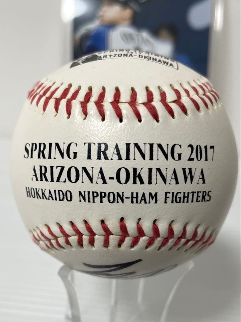 大谷翔平　直筆サインボール 日本ハムファイターズ 春季キャンプ2017