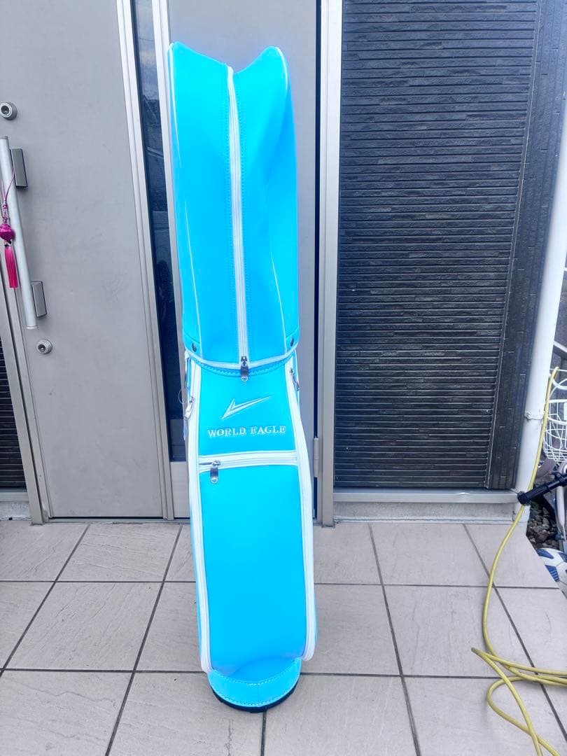ワールドイーグル ゴルフバッグ 水色