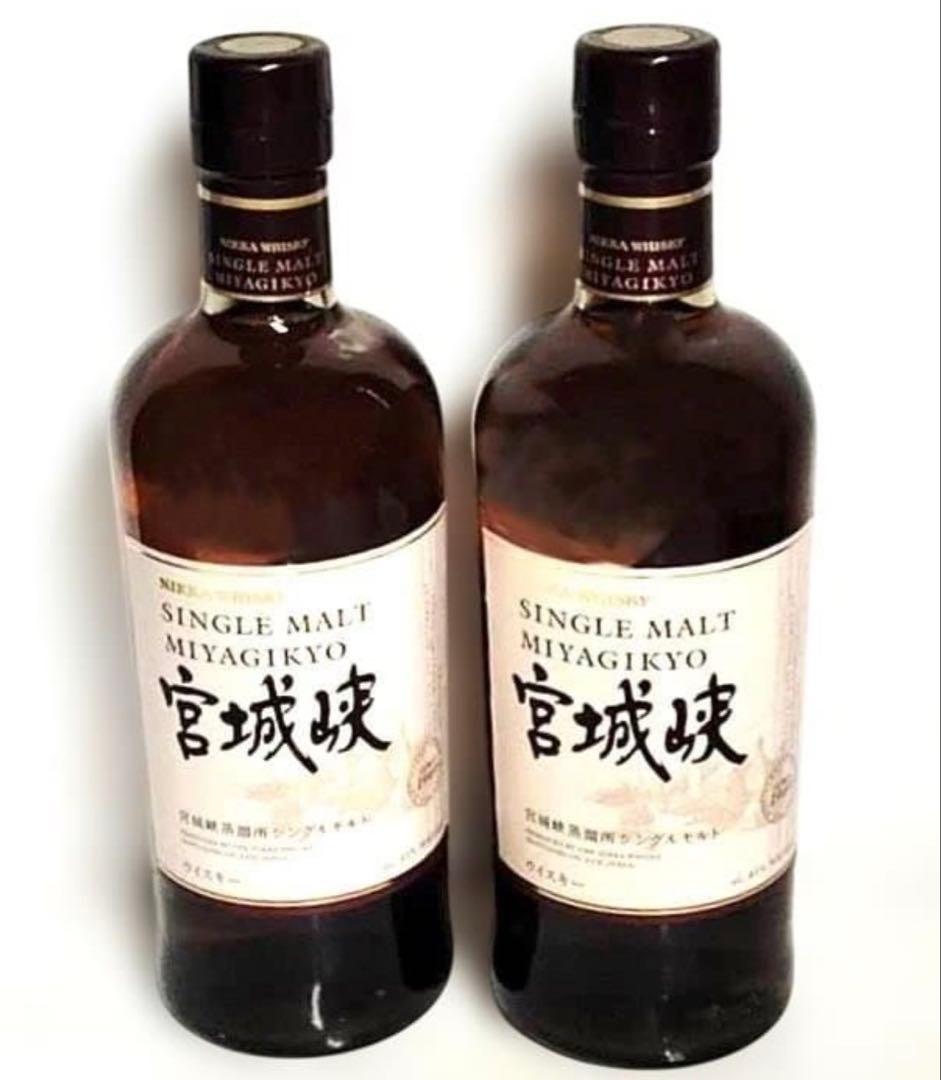 NIKKA WHISKY SINGLE MALT 宮城狭700ml2本セット