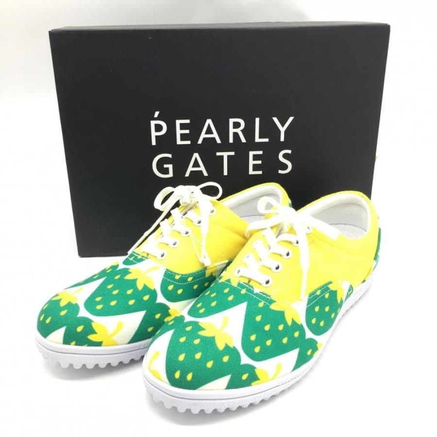PEARLY GATES イチゴ柄 ゴルフシューズ