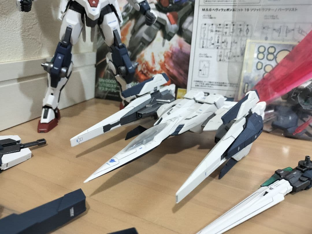 MGマスターグレード ダブルオーライザーセブンソード塗装済完成品