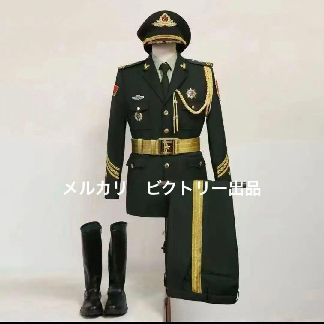 ロシア軍パレード　最新型現役用中国人民解放軍21式儀仗兵礼服上下セット