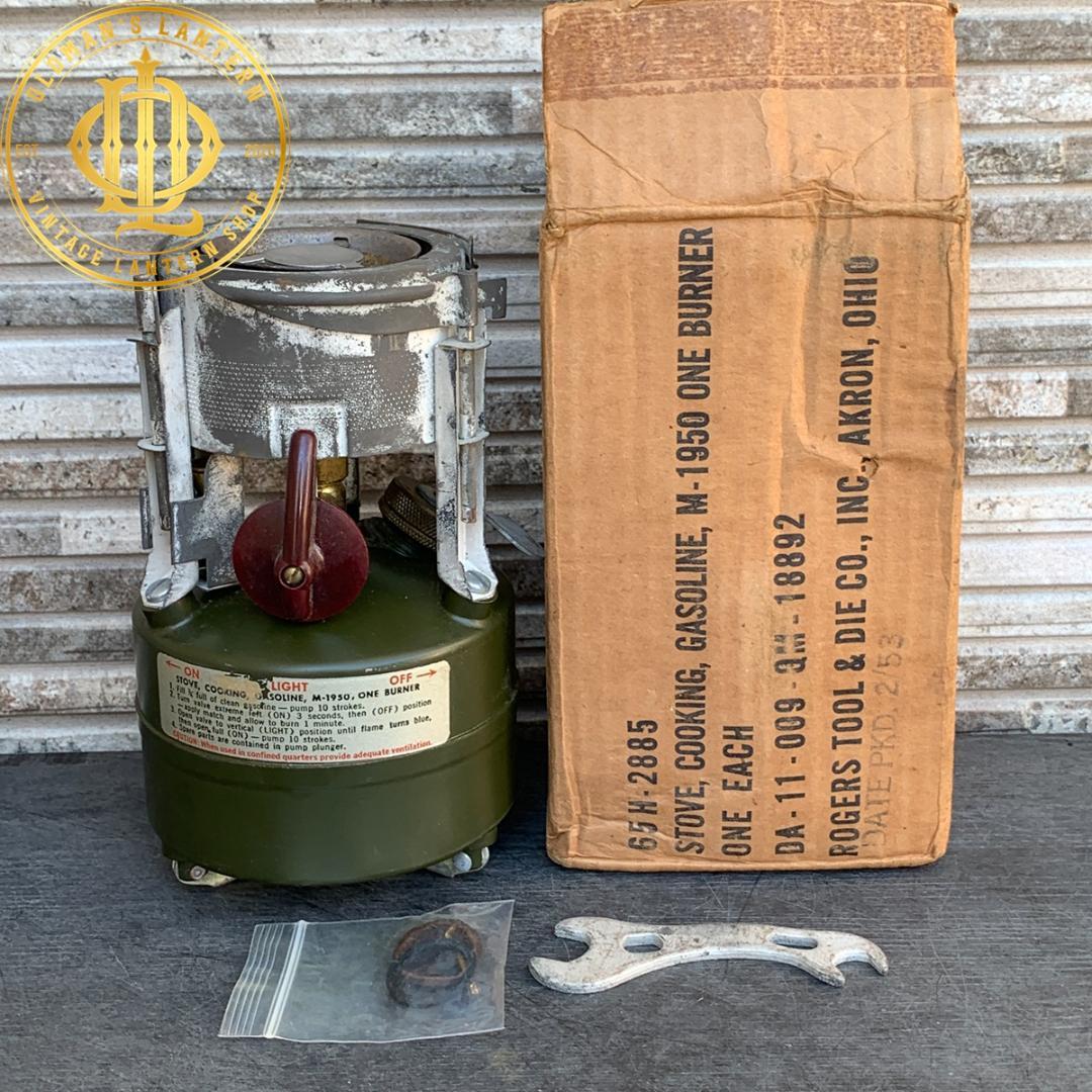 【未使用品】初期モデル M-1950 ガソリンストーブ ROGERS1952年