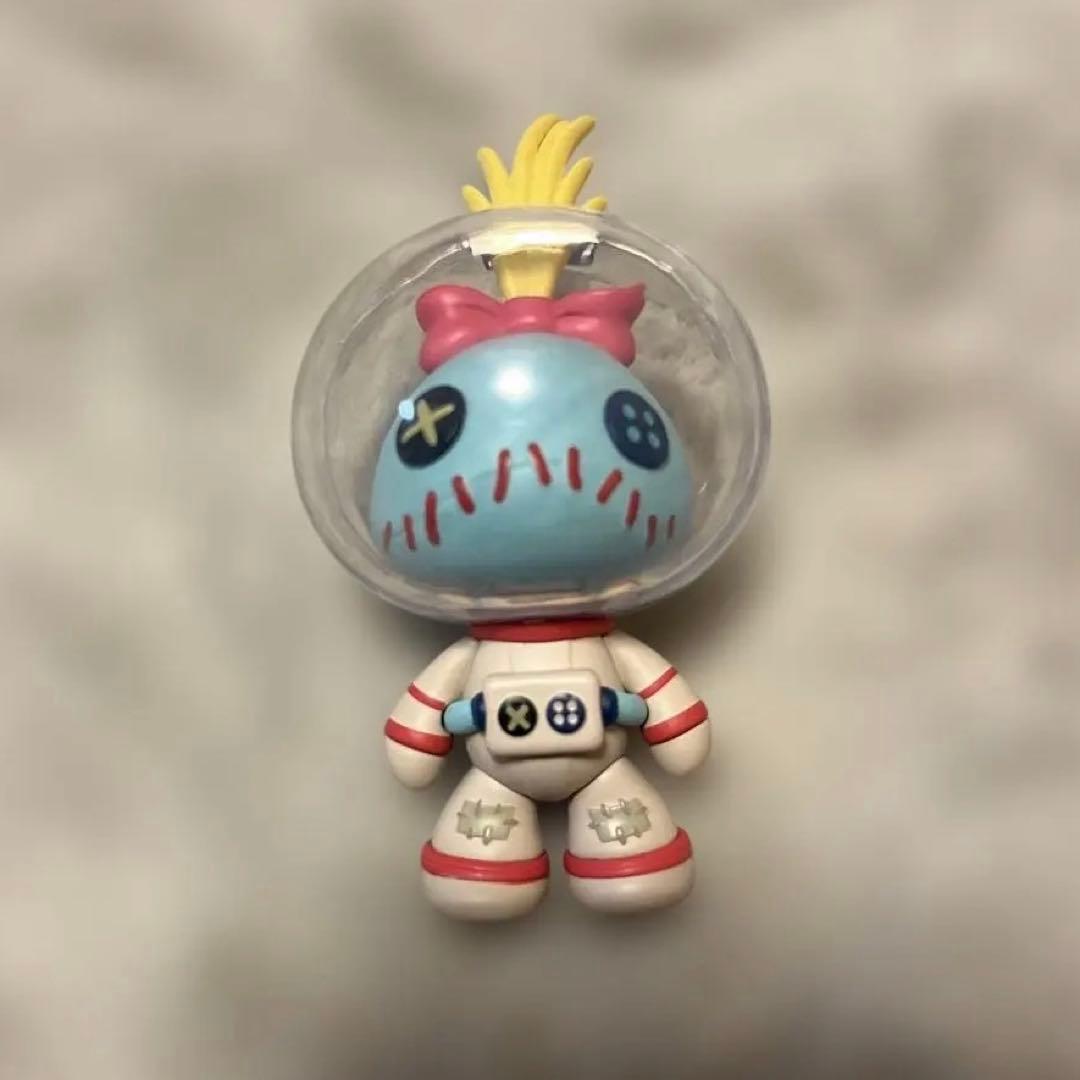 ディズニー スティッチ エンジェル 宇宙飛行士フィギュア スクランプ