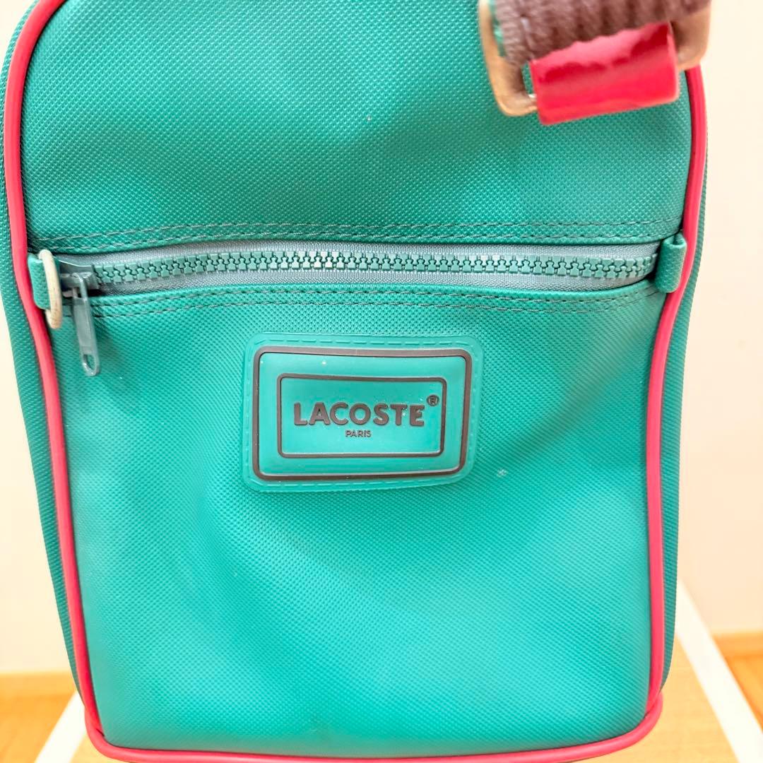 LACOSTE ラコステ8.5inch ヴィンテージ キャディバッグ フード付