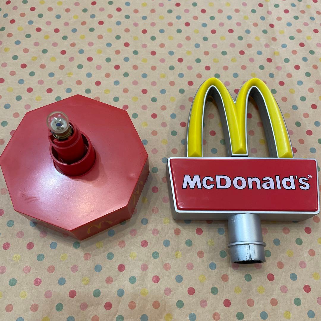 稀少品！　マクドナルド　ロータリーサインライト
