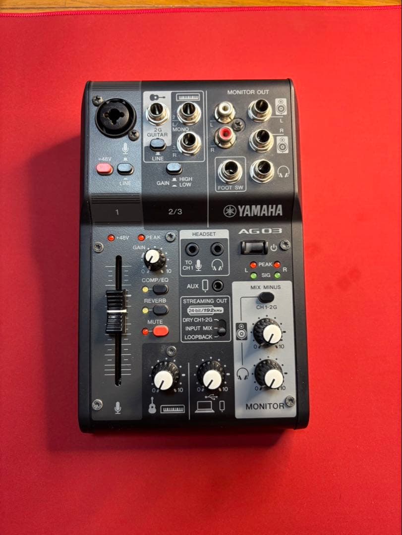 YAMAHA AG03 ライブストリーミングミキサー