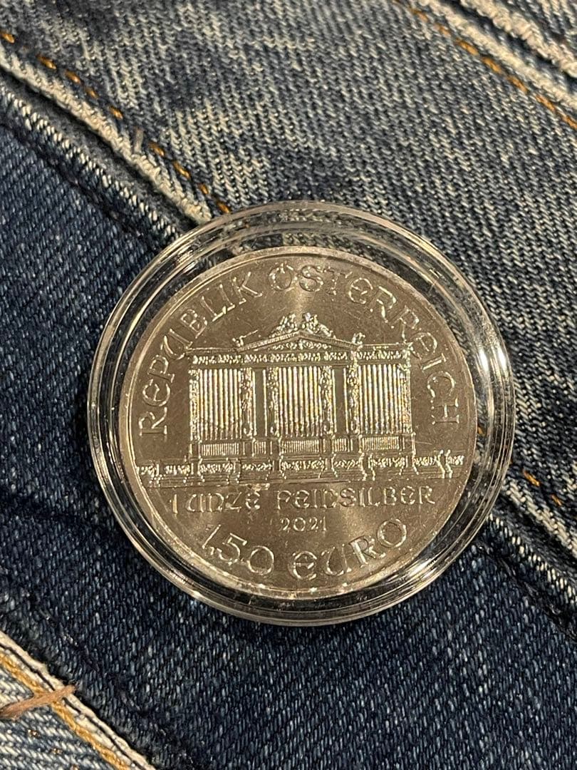 オーストリア　2021年　ウィーン　銀貨　1．5ユーロ