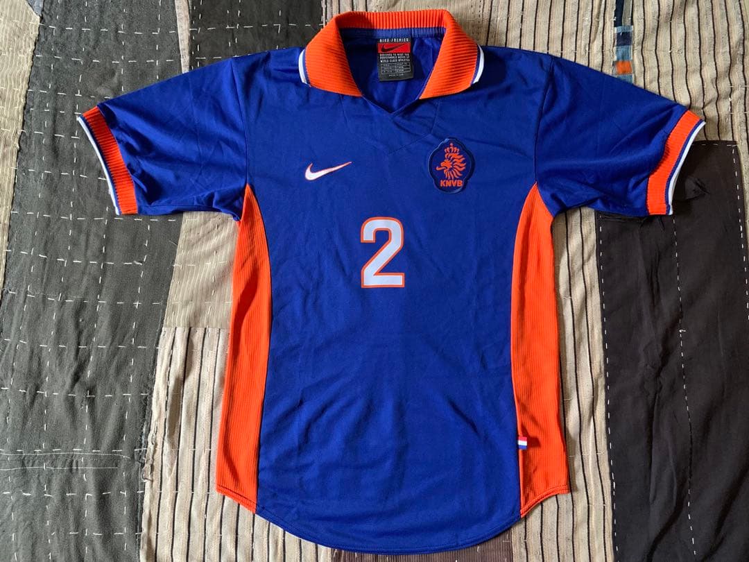 97-98 nike オランダ代表 アウェイ ユニフォーム ゲームシャツ ユーロ
