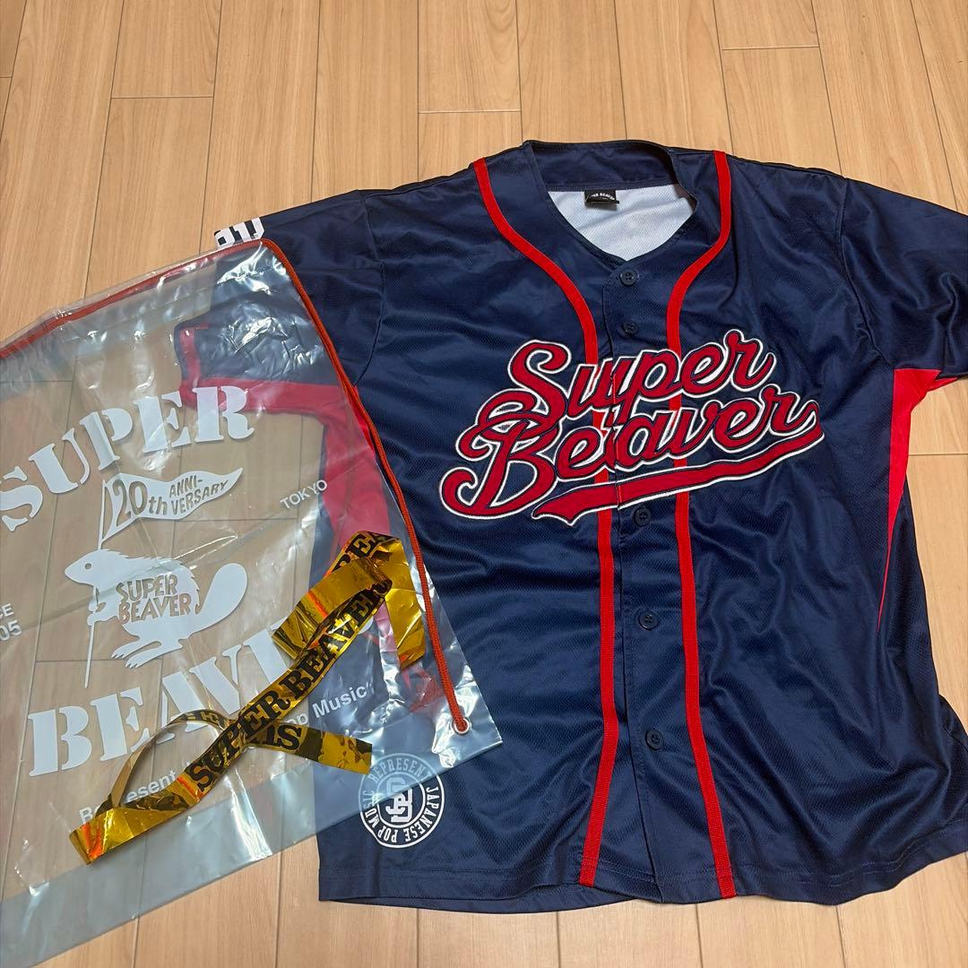 SUPERBEAVER ベースボールシャツ　おまけ付　Mサイズ　スーパービーバー