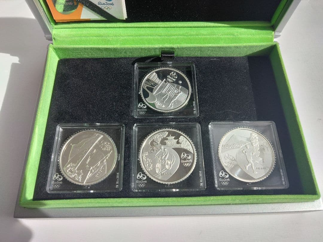 リオオリンピック記念銀貨4種セット1,500セット限定。合計108g SV925