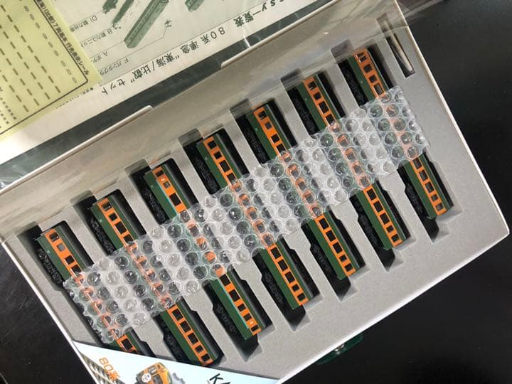 【新品未使用】KATO 80系　準急<東海・比叡>7両基本セット