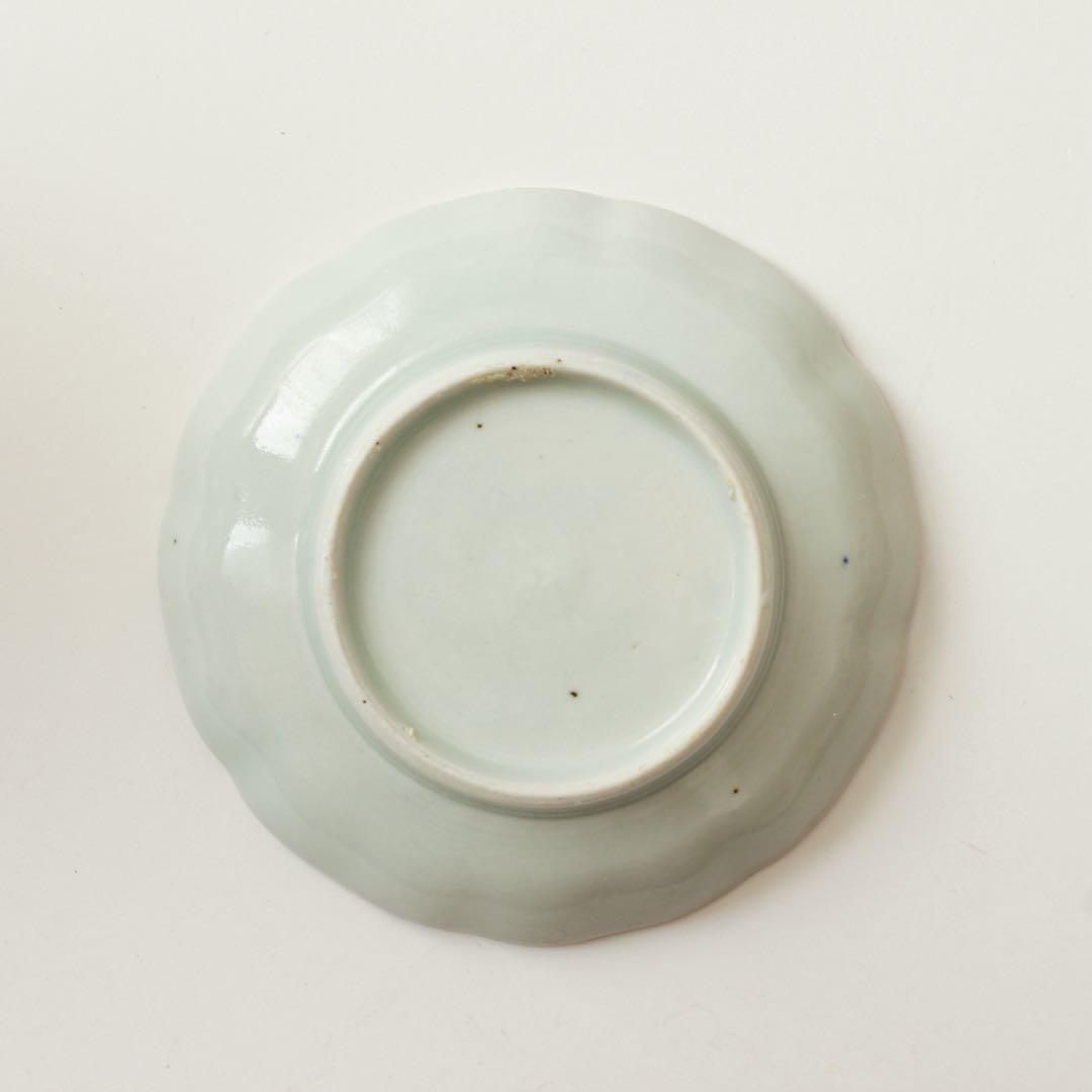 古伊万里　伊万里　小皿　江戸　後期　菊　3客セット