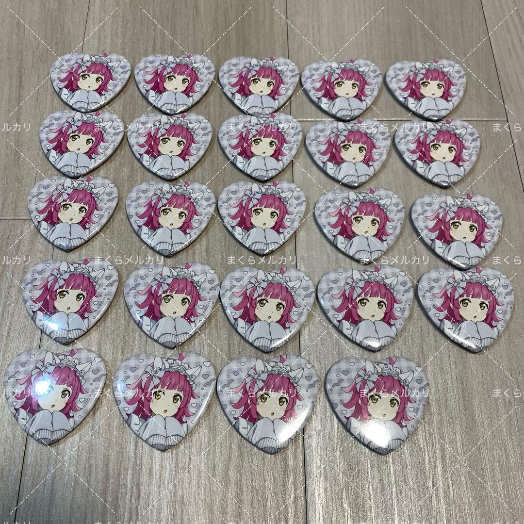 ラブライブ！虹ヶ咲学園 天王寺璃奈 ハート缶バッジ じゃーじめいどふぇあ！