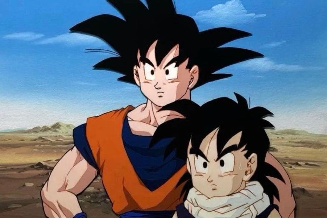 ドラゴンボールZ 大判セル画 悟空と悟飯