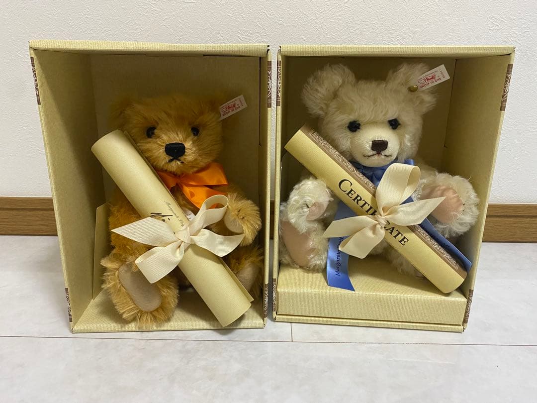 シュタイフ シュガー ジャパン テディベア 2個セット 25 26