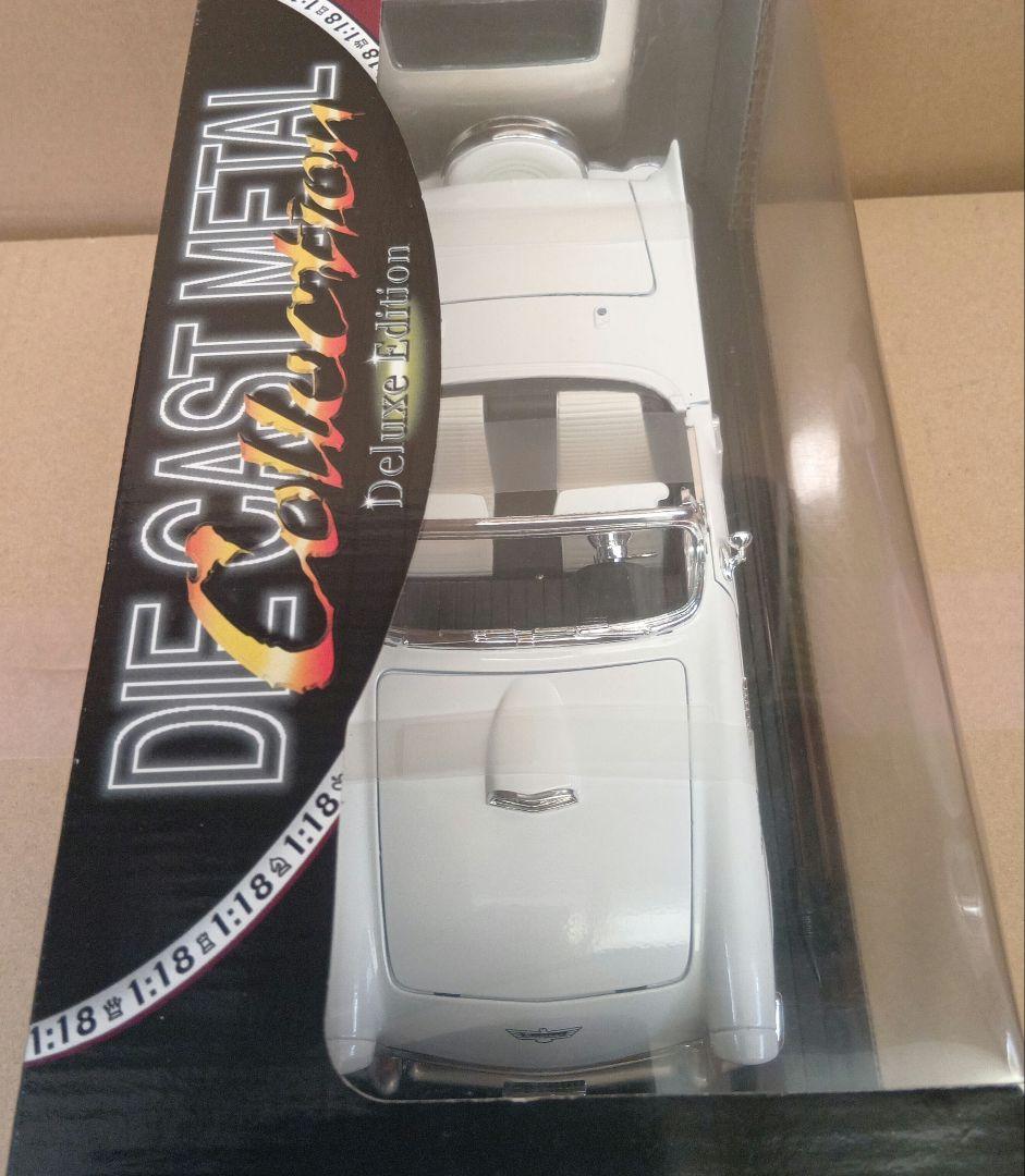 【希少】ヤトミン 1/18 フォード サンダーバード 1957 白　ミニカー