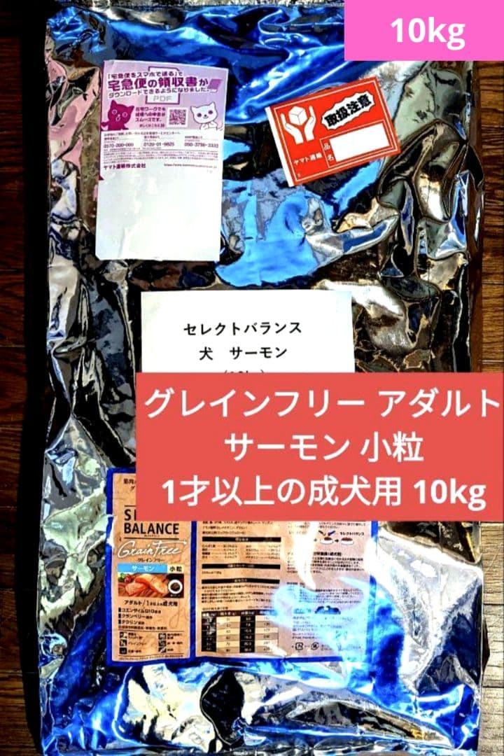 セレクトバランス グレインフリー アダルト サーモン 成犬用 10kg
