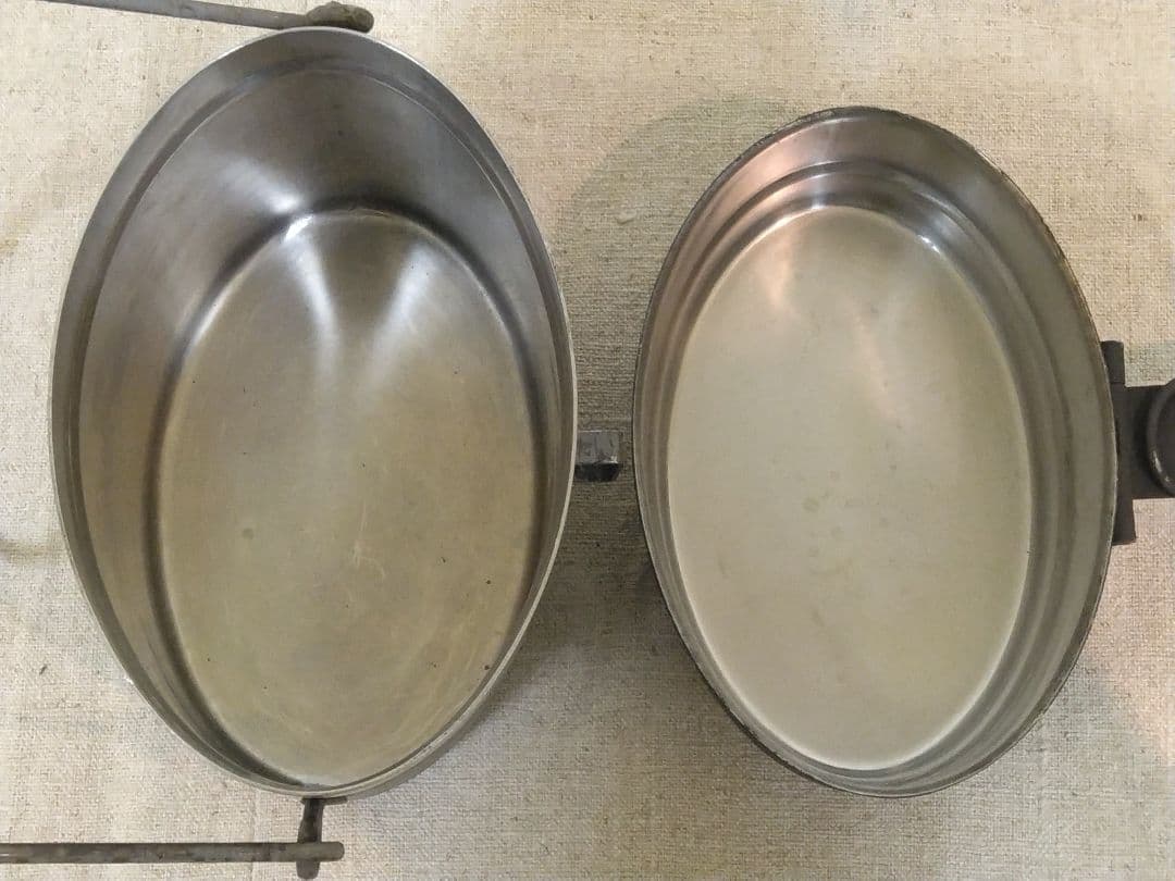 【訳あり】スウェーデン軍 ステンレス製飯盒 A