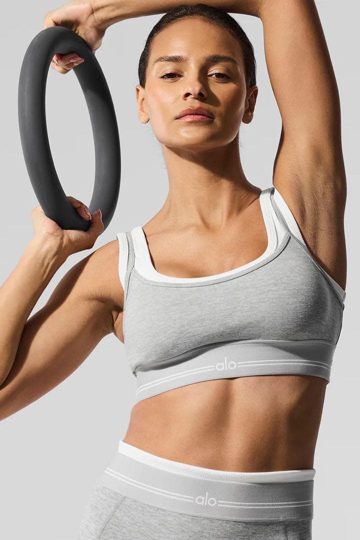 Alo Yoga ブラトップ グレー 海外XSサイズ