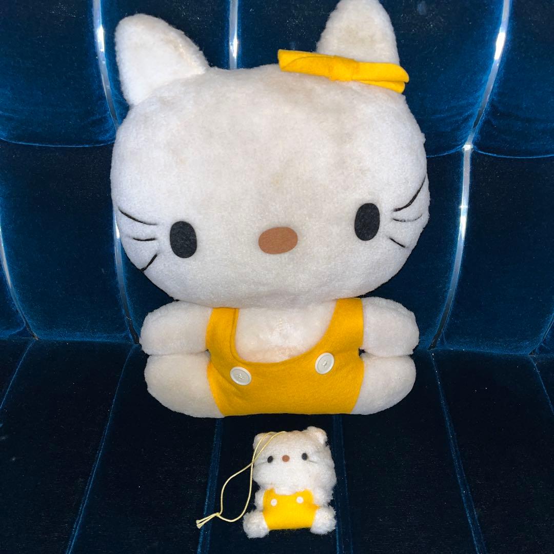 1976年 初期 ハローキティ キティーちゃん ぬいぐるみ 当時物 サンリオ