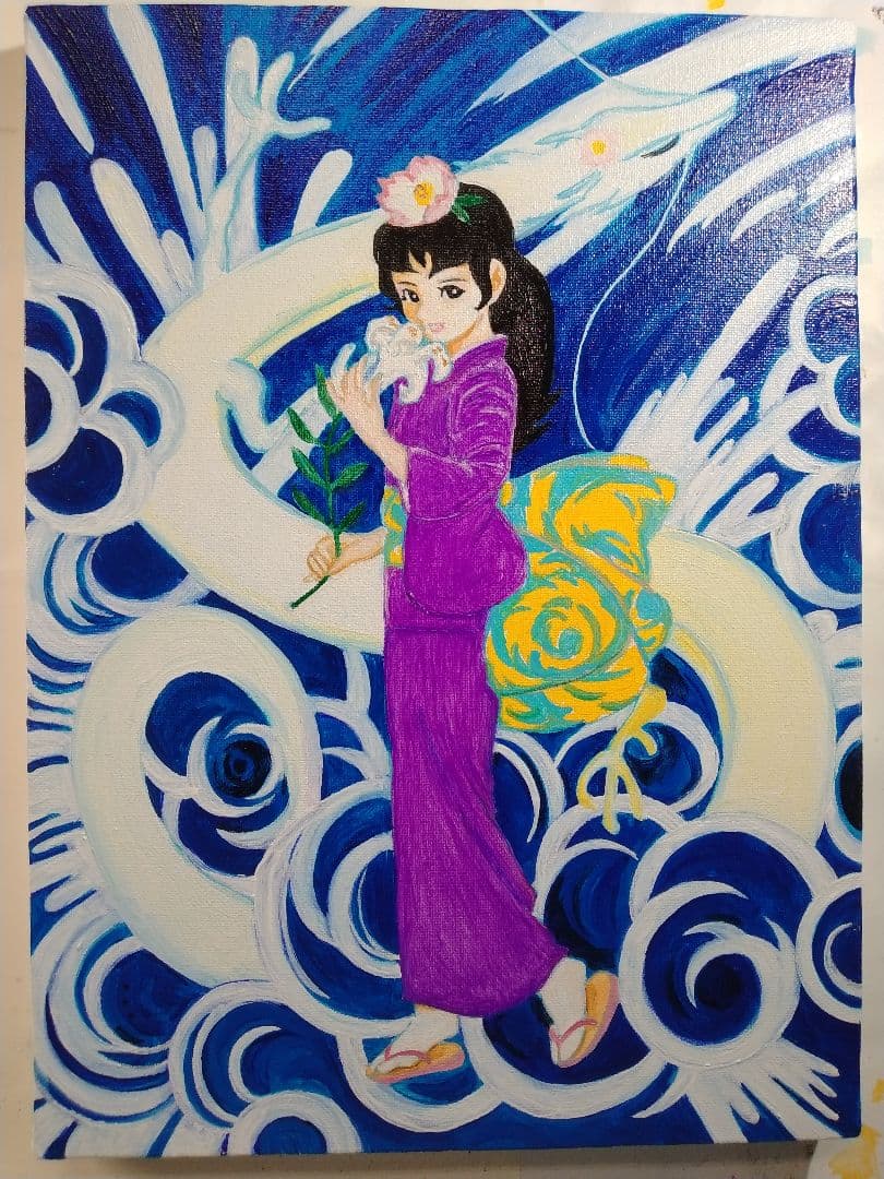 竜神沼　模写