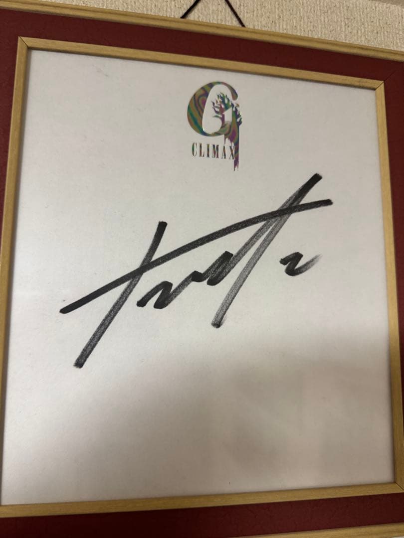 G1優勝　新日本プロレス KONOSUKE TAKESHITA 直筆サイン色紙